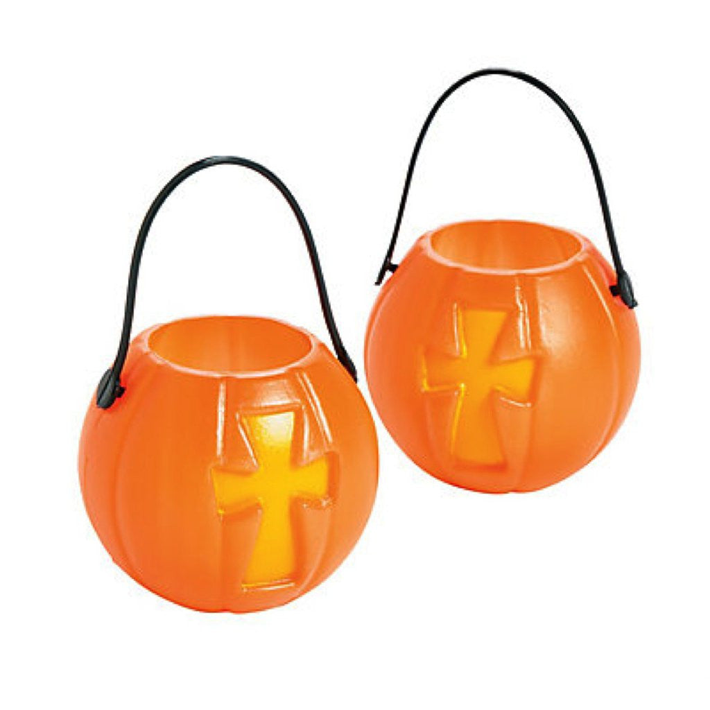 Halloween Christian Mini Pumpkin Buckets