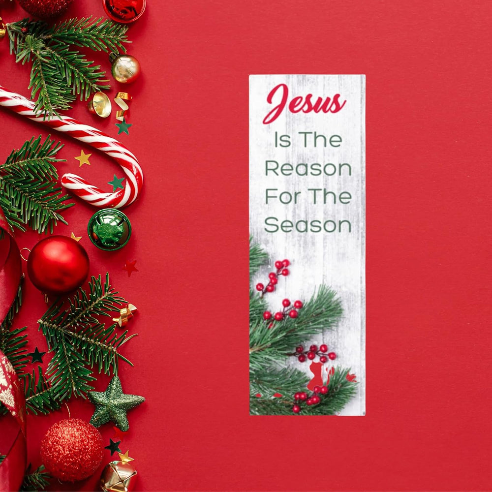 100 Count Bulk Pack - Christmas Jesus is The Reason for The Season Bookmarks