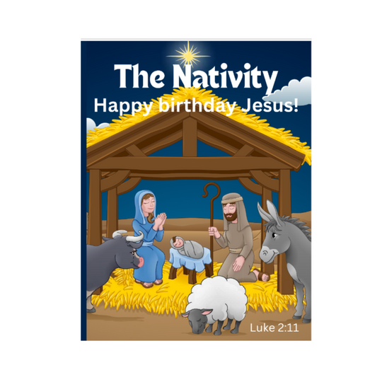 the nativity happy birthday Jesus gospel tracts