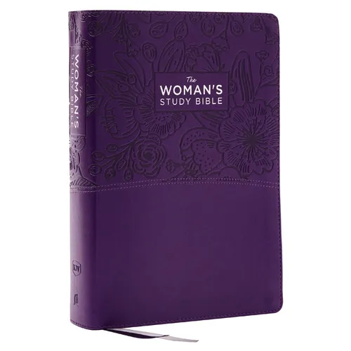 Kjv, the Woman's Study Bible, Purple Leathersoft, Red Letter, Full-Color Edition, Comfort Print: Receiving God's Truth for Balance, Hope, and Transfor
