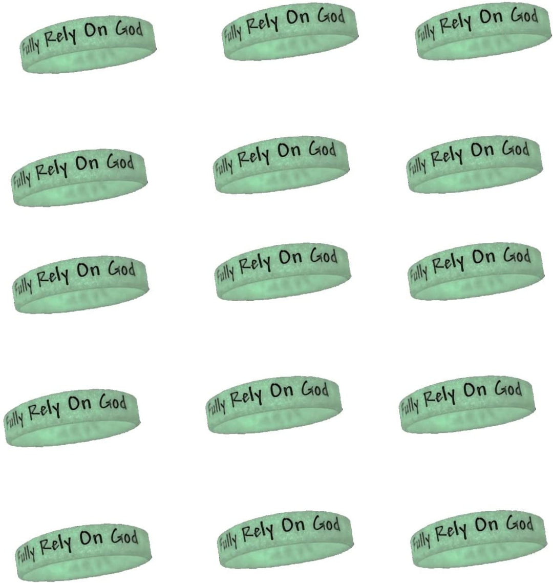 25 F.R.O.G. Glow-in-the-Dark Bracelets – Fully Rely On God