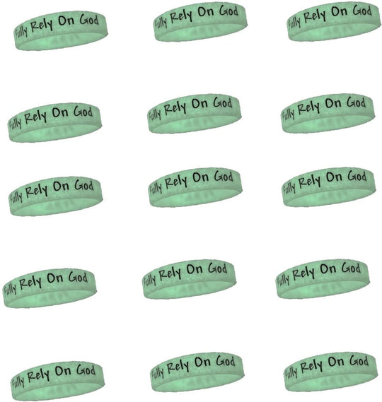 25 F.R.O.G. Glow-in-the-Dark Bracelets – Fully Rely On God