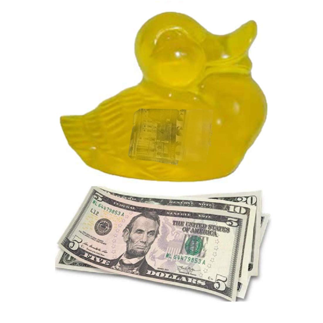 The Smiling Easter Duck Real Cash Money Soap - Each Bar Contains a Real US  Bill - Up to $100