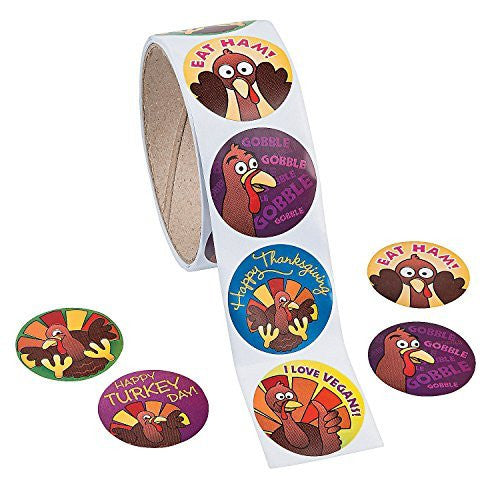 Funny Thanksgiving Stickers