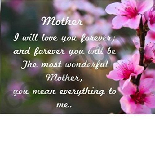 Mother I Love You Fine Art Stretched Canvas Christina Swartz Design 11" x 14" Gallery Wrap