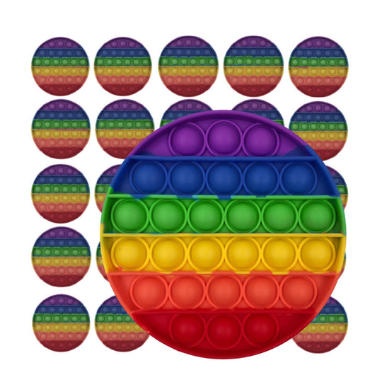 Fidget Poppers Push Popper Bubble Sensory Toy Bulk 10 Count For Classrooms