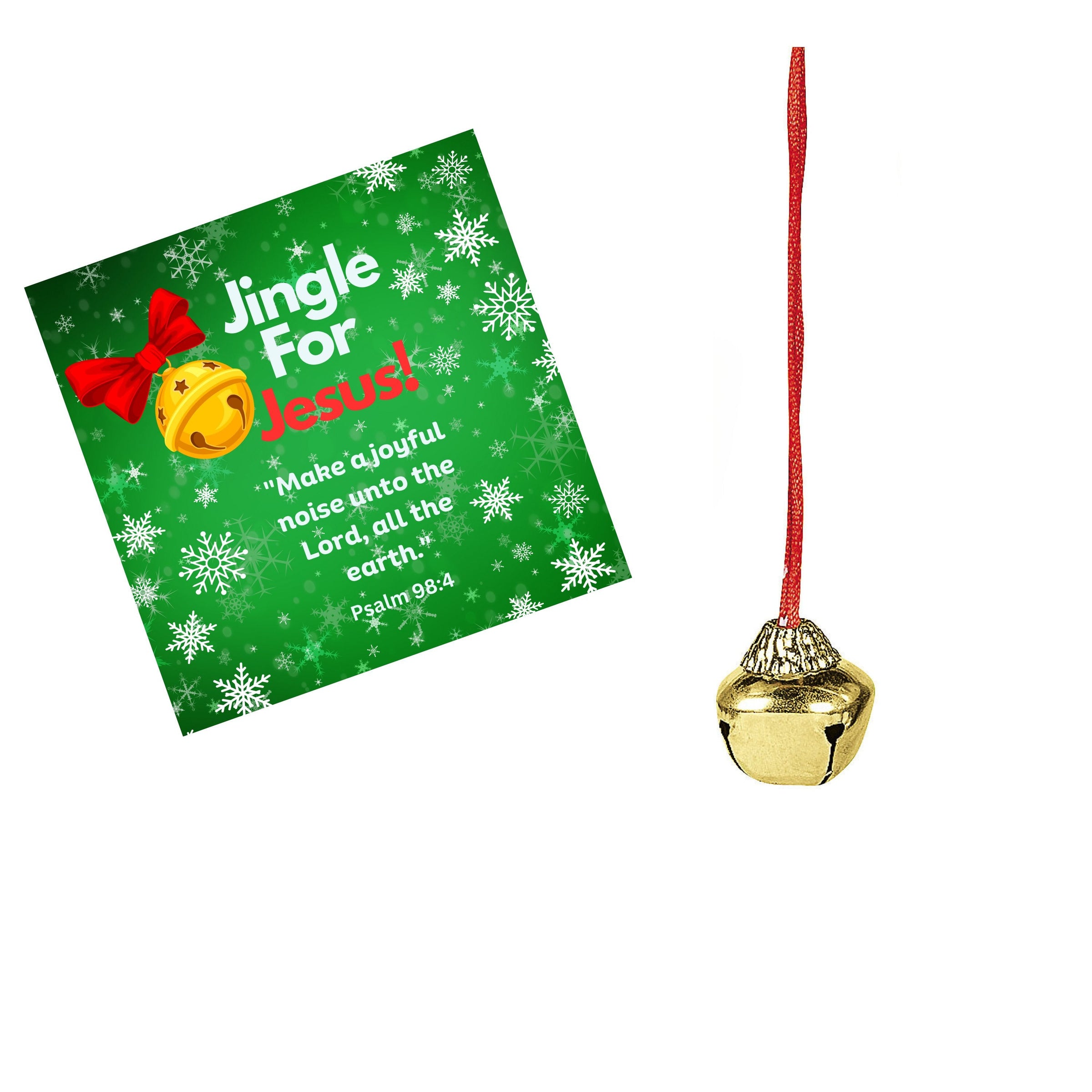Jingle For Jesus Card and Jingle bell set