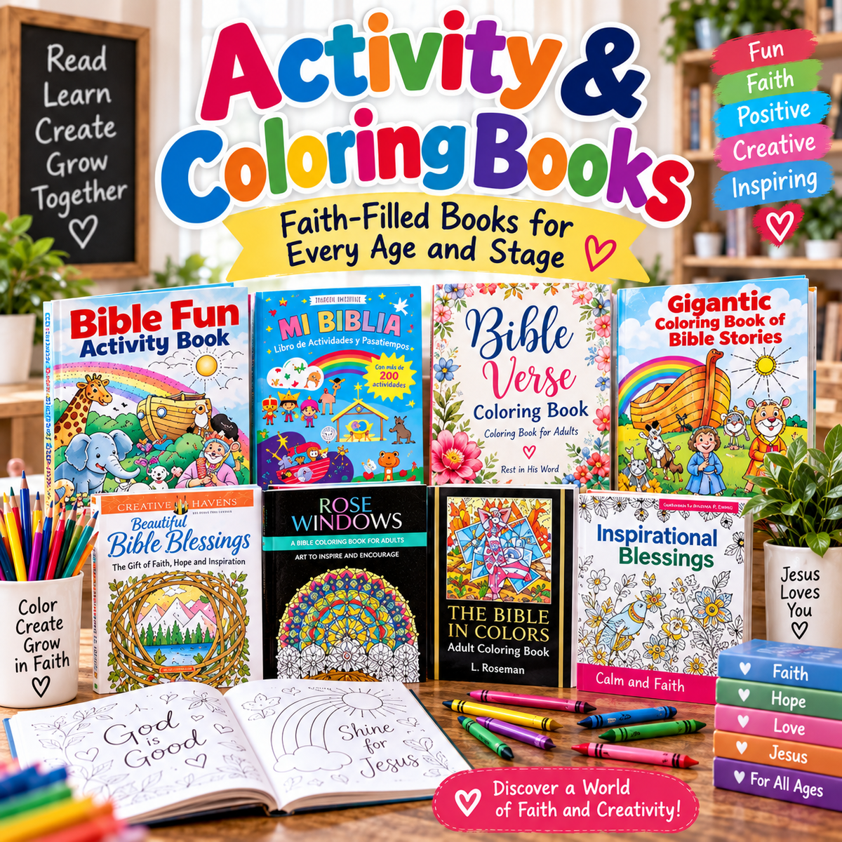 Activity & Coloring Books