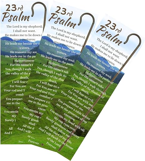 100 Shepherd’s Staff Bookmarks – 23rd Psalm Christian Encouragement