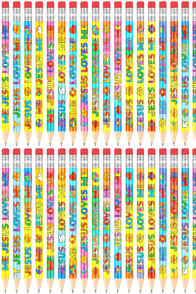 Jesus Loves Me Pencils 48 count