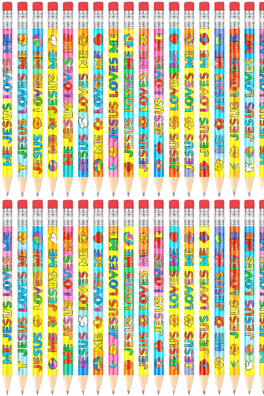 Jesus Loves Me Pencils 48 count