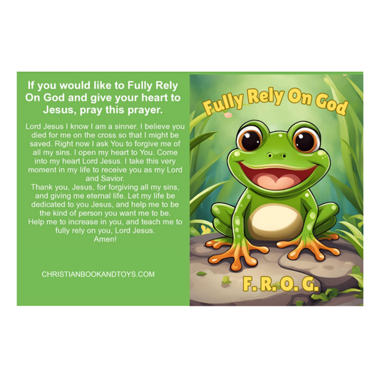 F.R.O.G. Gospel Tracts for Kids – Fully Rely on God Theme