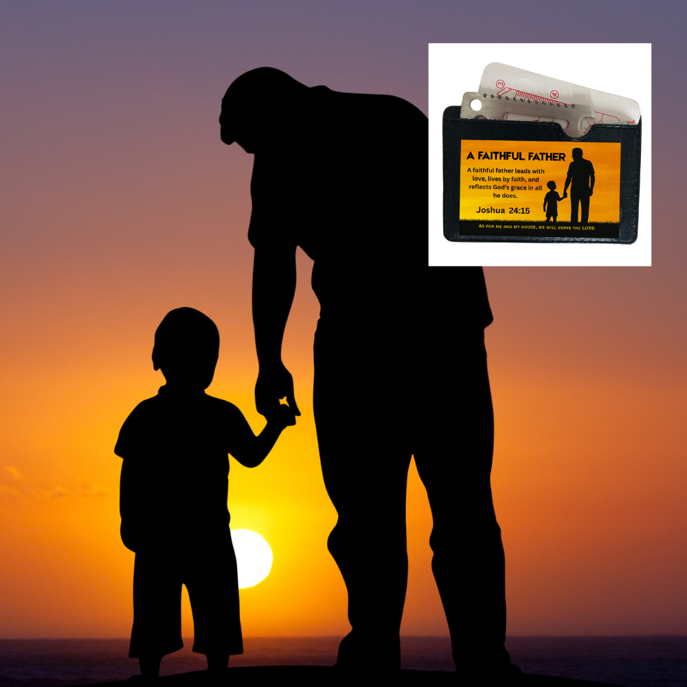 Faithful Father Survival Tool – 10 Pack Cards for Church Men