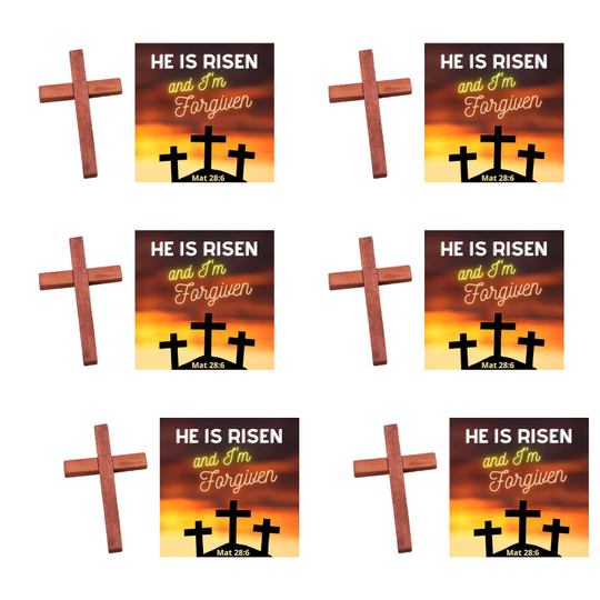 Easter crosses with cards