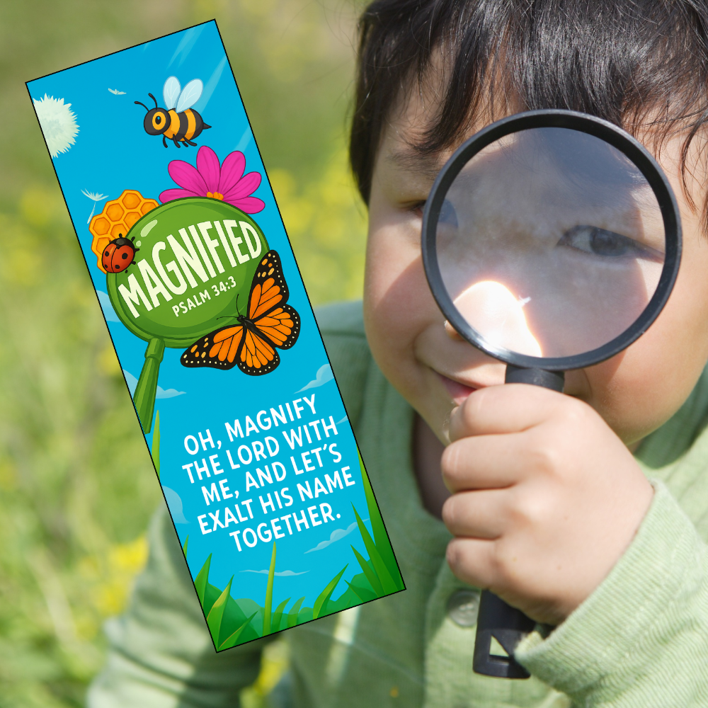 Magnified VBS Bookmarks