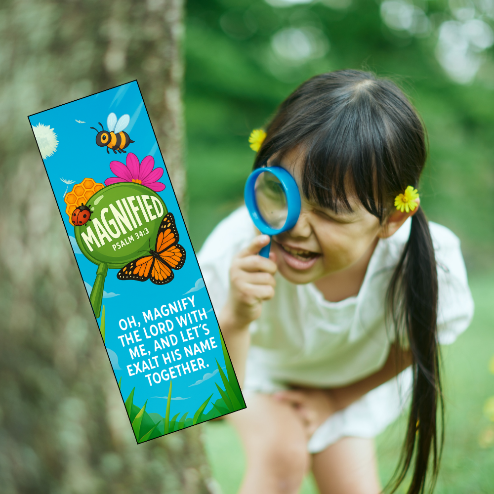 Magnified VBS Bookmarks