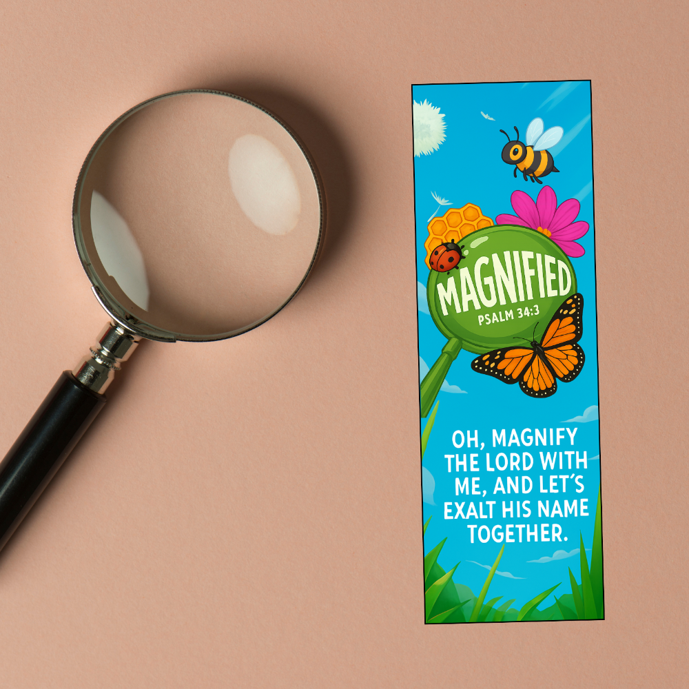 Magnified VBS Bookmarks