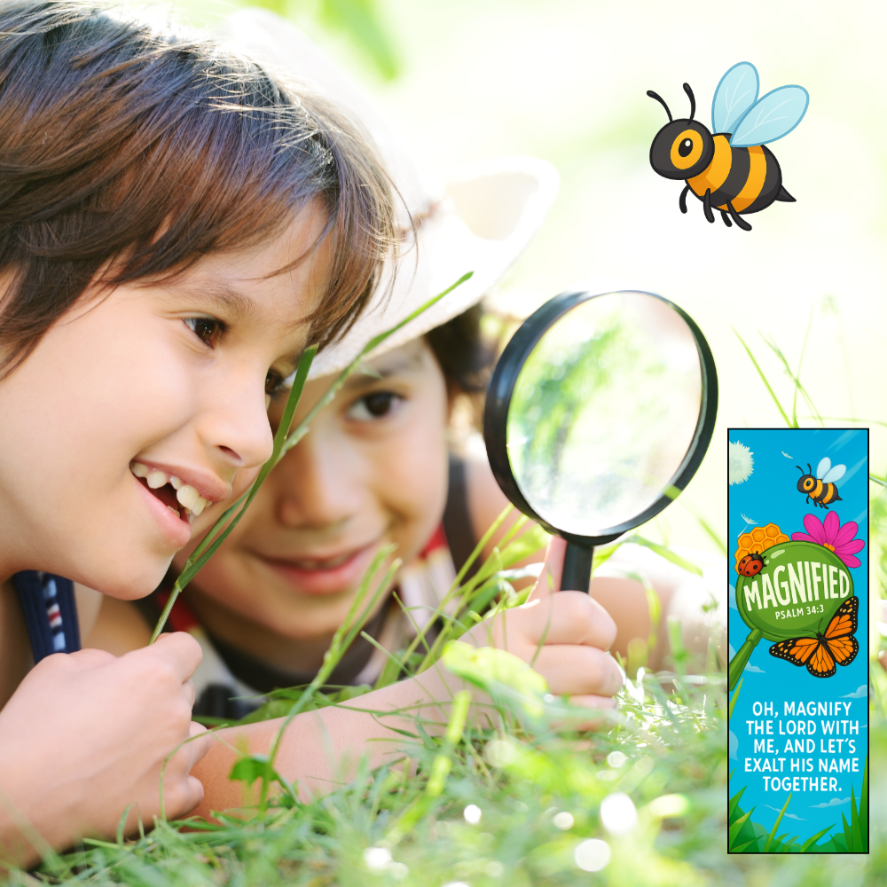 Magnified VBS Bookmarks