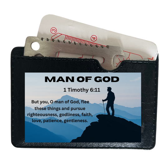 Man of God Survival Tool – 10 Pack Cards for Church Men