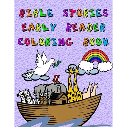 Bible Stories Early Reader Coloring Book
