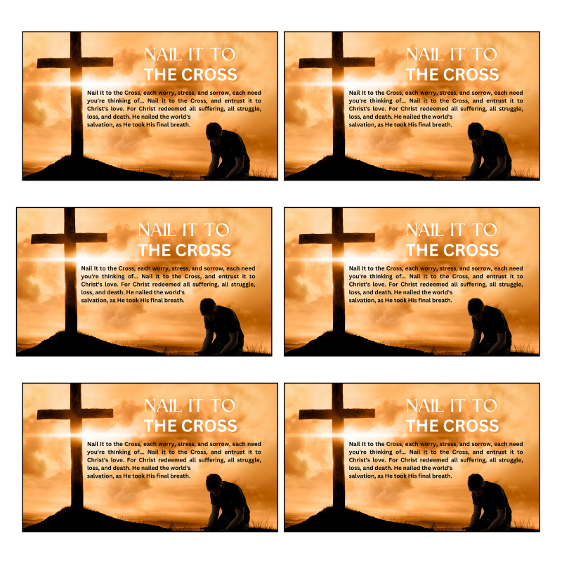 Nail it to the cross bulk easter magnets