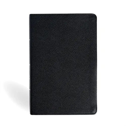 NASB Personal Size Giant Print Bible, Black Genuine Leather, Indexed