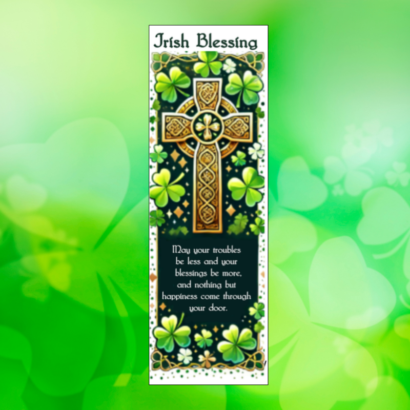 irish blessing bookmarks