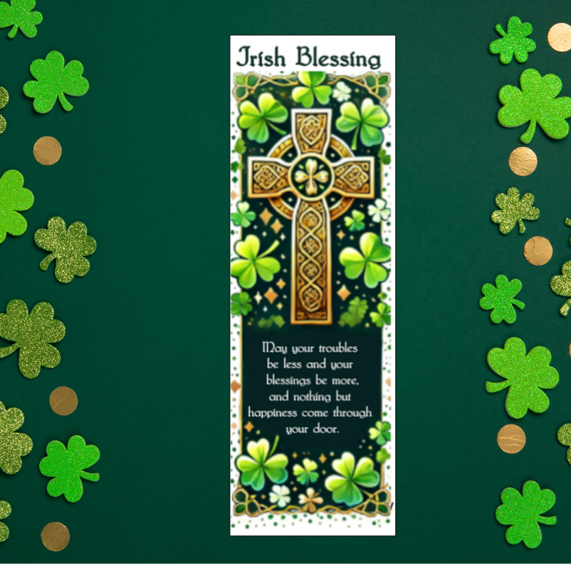 irish blessing bookmarks