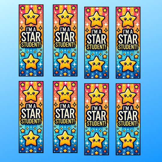 100 Count Star Student Bookmarks