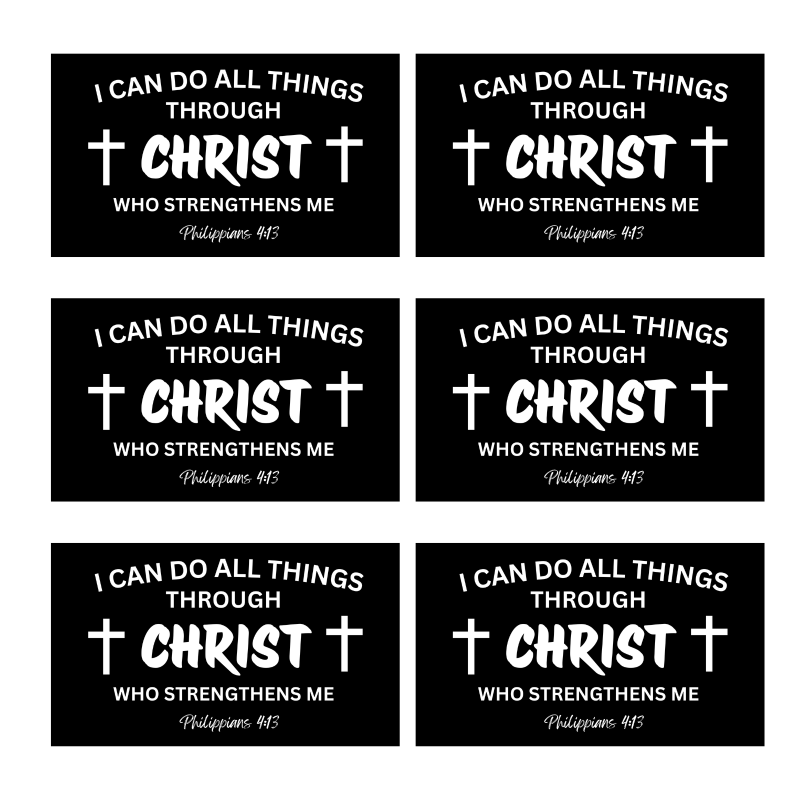 All things through Christ magnet