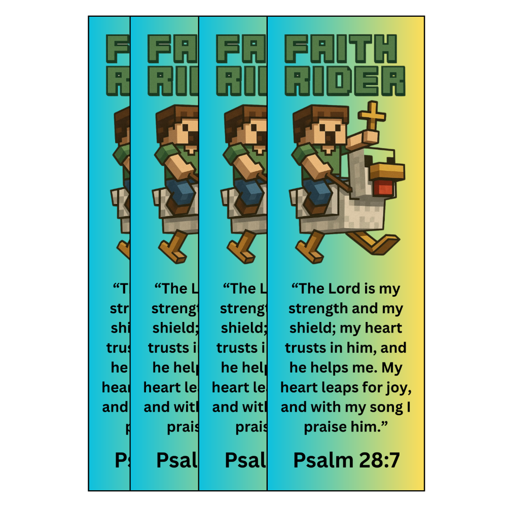 Chicken Jockey Faith Rider Bookmarks