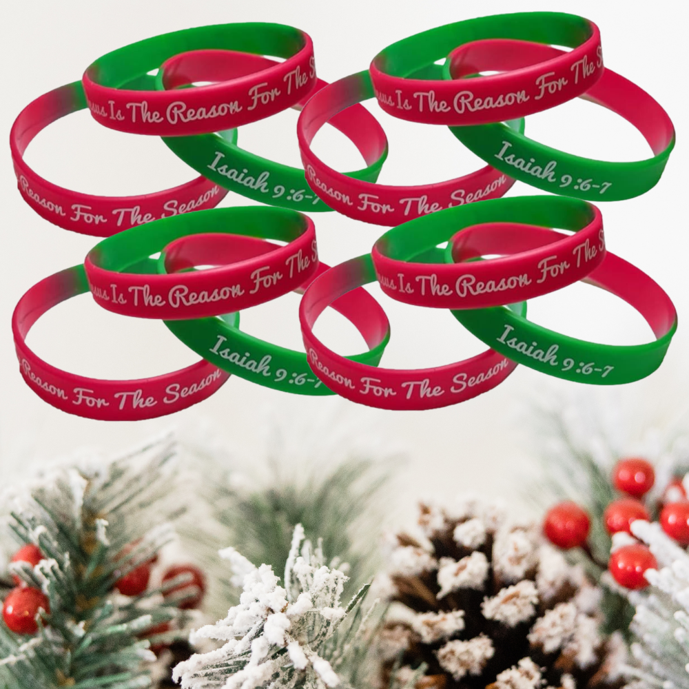 Jesus is the reason for the season bracelets party favors christmas