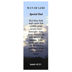 100 Bulk Count Happy Father's Day Man of God Special Dad Bookmarks For Fathers Churches