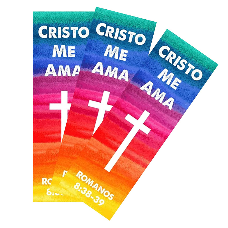 Cristo Me AMA Jesus Loves Me Spanish Bookmarks (100 Count)
