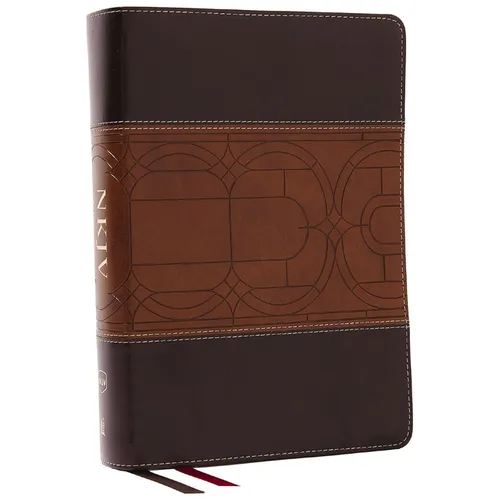 NKJV Study Bible, Leathersoft, Brown, Full-Color, Comfort Print: The Complete Resource for Studying God's Word - Great for Father's Day