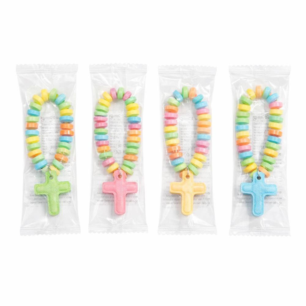 individually wrapped candy cross bracelets