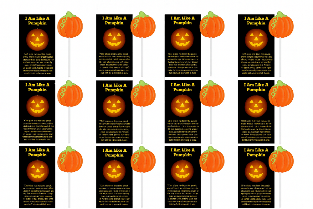 I am like a pumpkin Christian Halloween-themed bookmarks with pumpkin designs and text on a white background