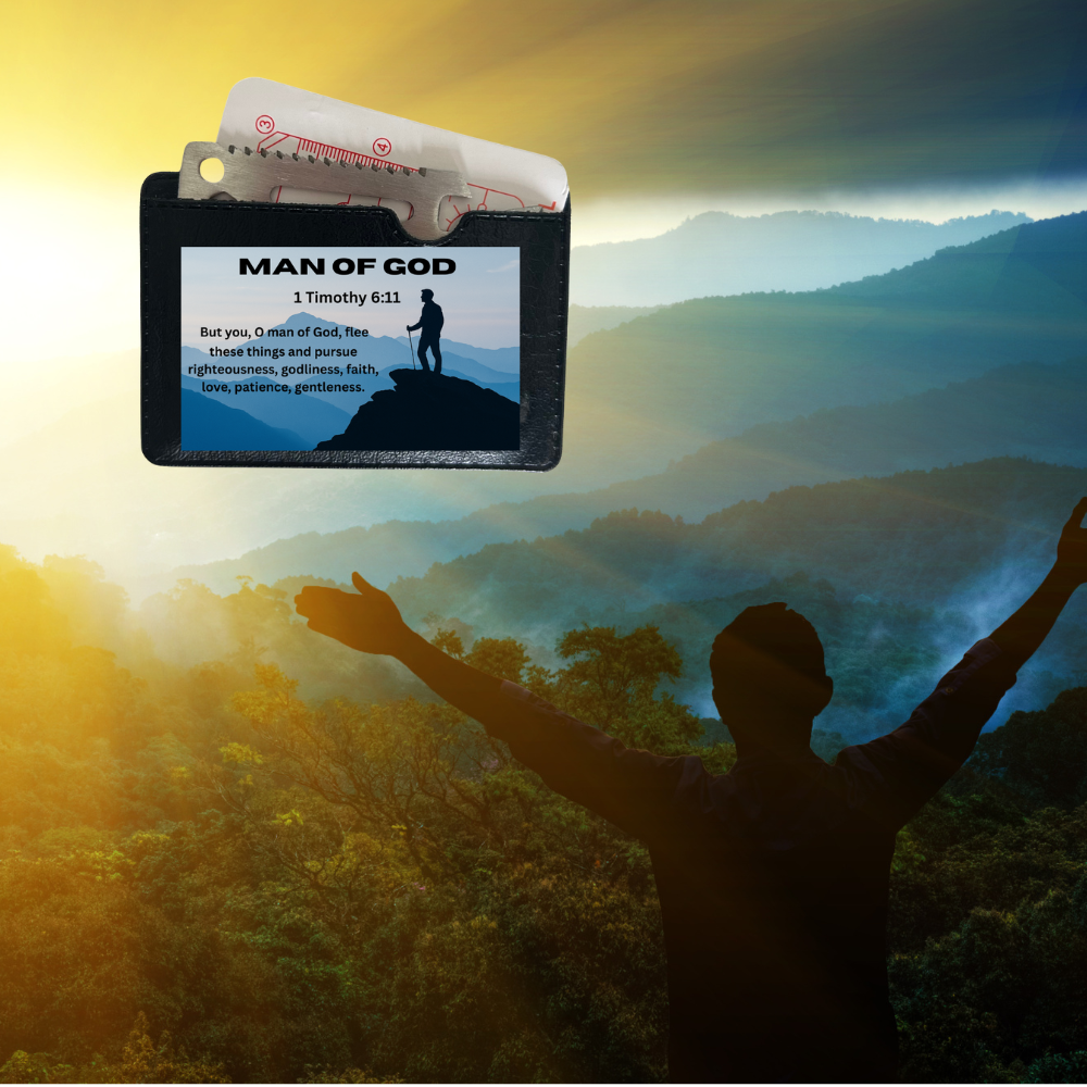 Man of God Survival Tool – 10 Pack Cards for Church Men