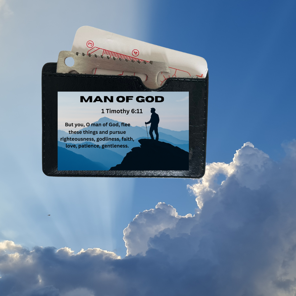 Man of God Survival Tool – 10 Pack Cards for Church Men