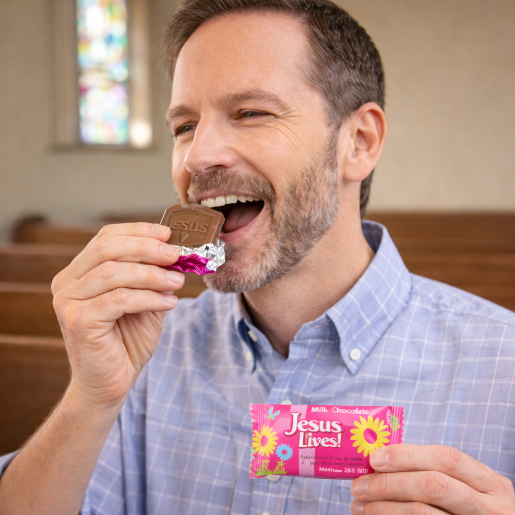 Jesus Lives – Milk Chocolate Easter Candy – Christian Resurrection Treats (20 Pieces)