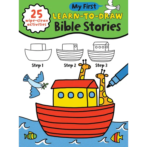 My First Learn-To-Draw: Bible Stories: (25 Wipe Clean Activities + Dry Erase Marker)