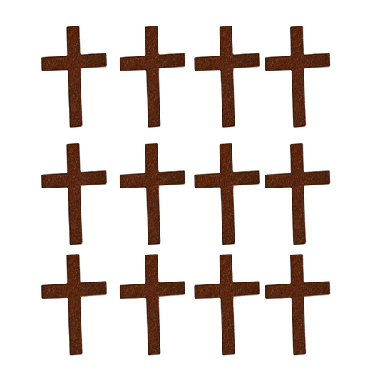 24 Pack Wooden Crosses