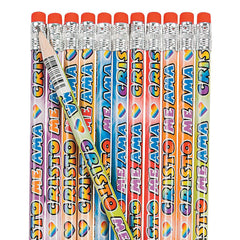 24 Count Spanish "Jesus Loves Me" Pencils Cristo Me Ama Christian Religious Spanish Gifts Classroom Supplies