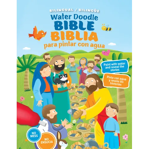 Water Doodle Bible / Biblia Para Pintar Con Agua (Bilingual / Bilingüe)