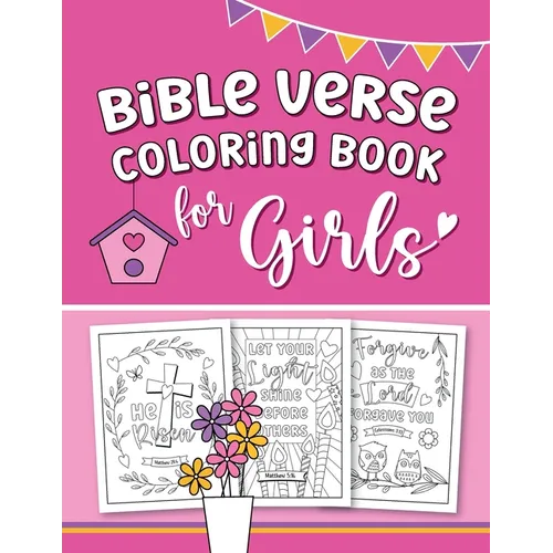 Bible Verse Coloring Book for Girls