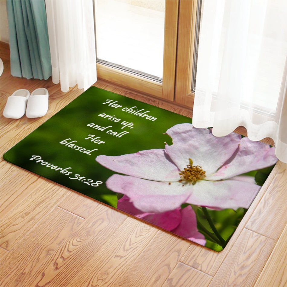 Proverbs 31 Door Mat for Mothers