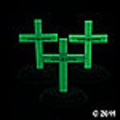 Christian Glow Crosses – 24-Piece Set with “God is Love” Inscription
