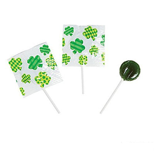 St. Patrick's Day Printed Suckers - Bulk 55 Piece