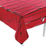 Red Metallic Tablecloth (1 pc)