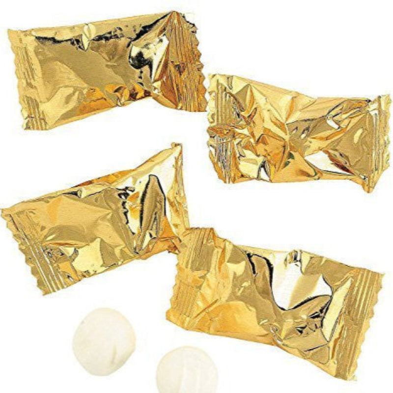Metallic Gold Butter mints - 216 Pc.